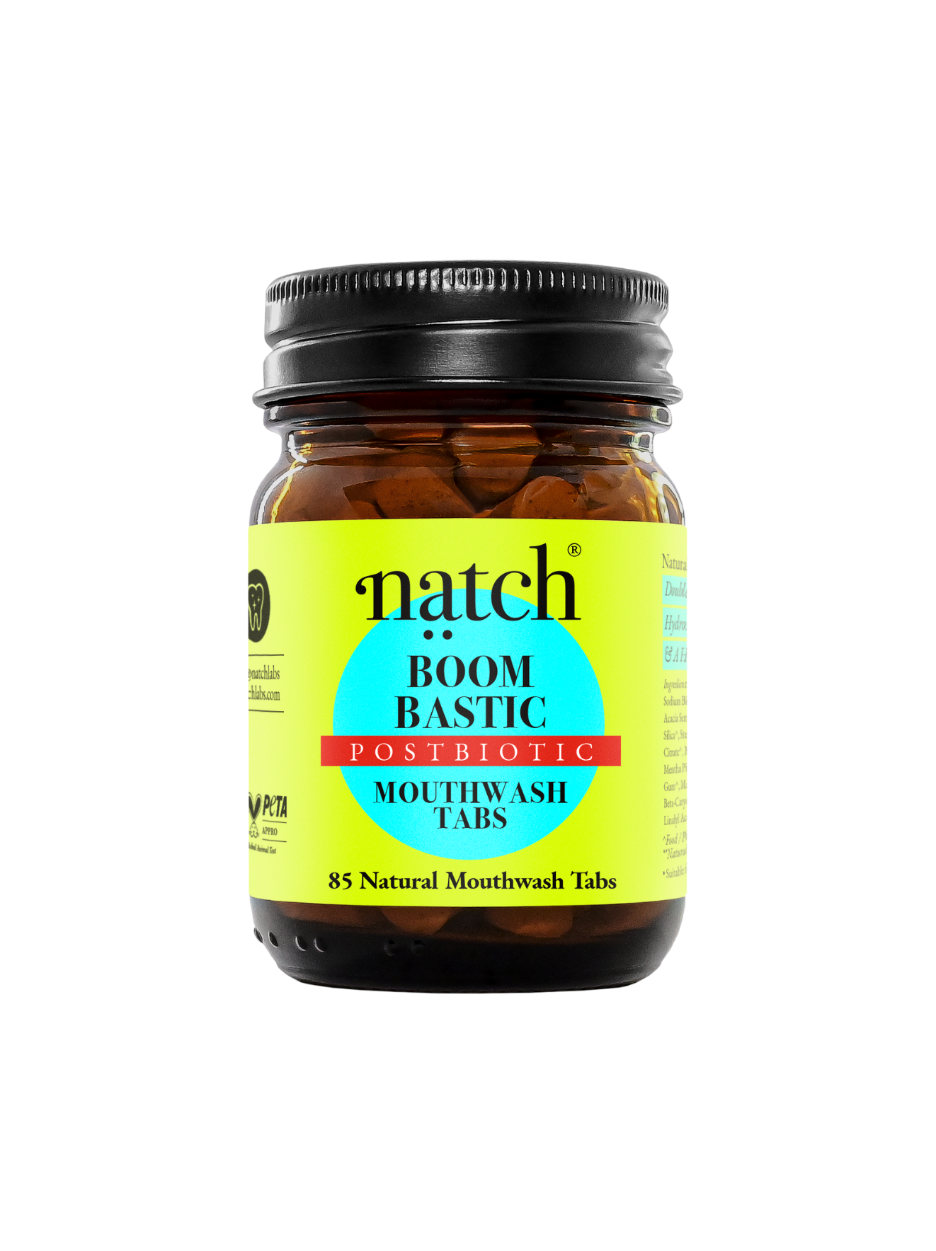 Natch | Boombastic Postbiotic Mouthwash Tablets