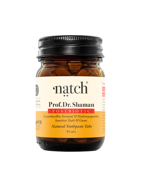 Natch | Prof. Dr. Shaman Postbiotic Toothpaste Tablets