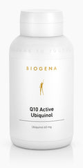 Biogena Q10 Active Ubiquinol 120 capsules, front of pack