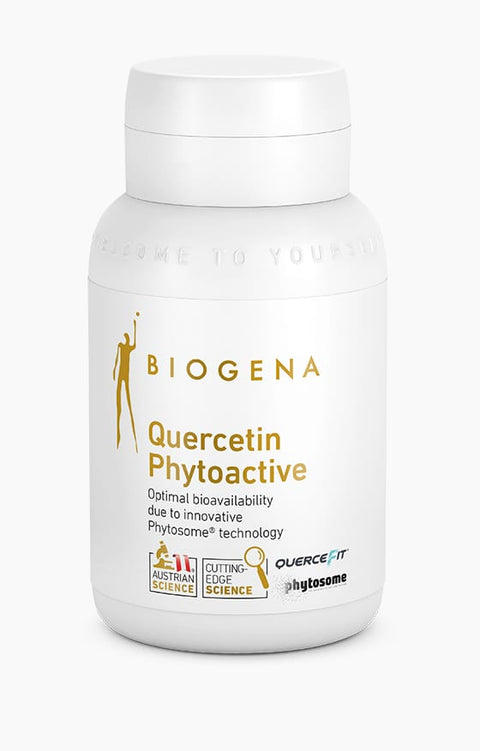 Biogena Quercetin Phytoactive Gold 60 capsules, front of pack
