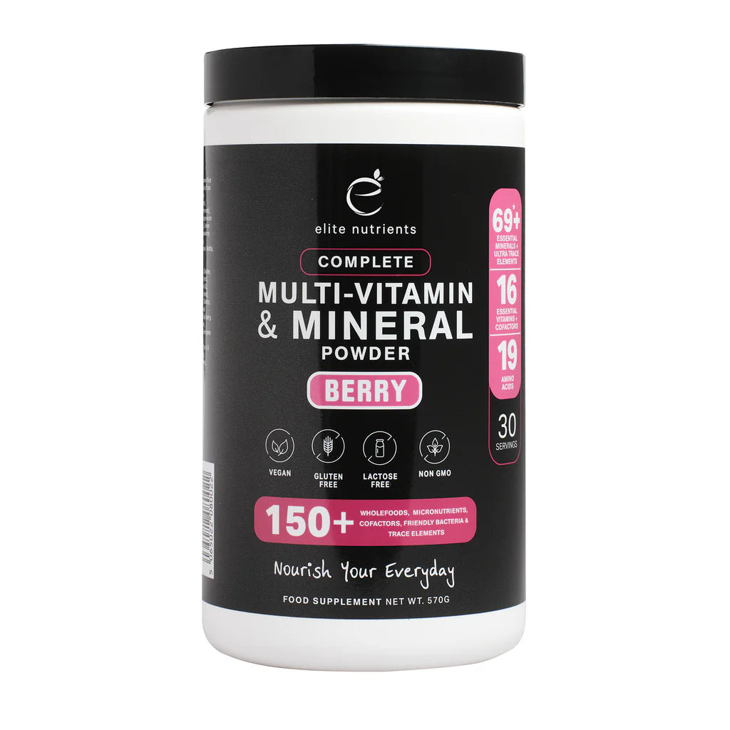 Elite Nutrients | Vitamin & Mineral Powder Berry