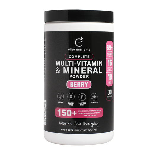 Elite Nutrients | Vitamin & Mineral Powder Berry