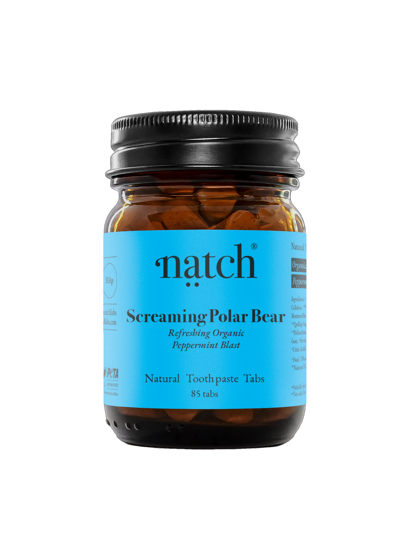 Natch | Screaming Polar Bear Toothpaste Tablets – Levitas Retail