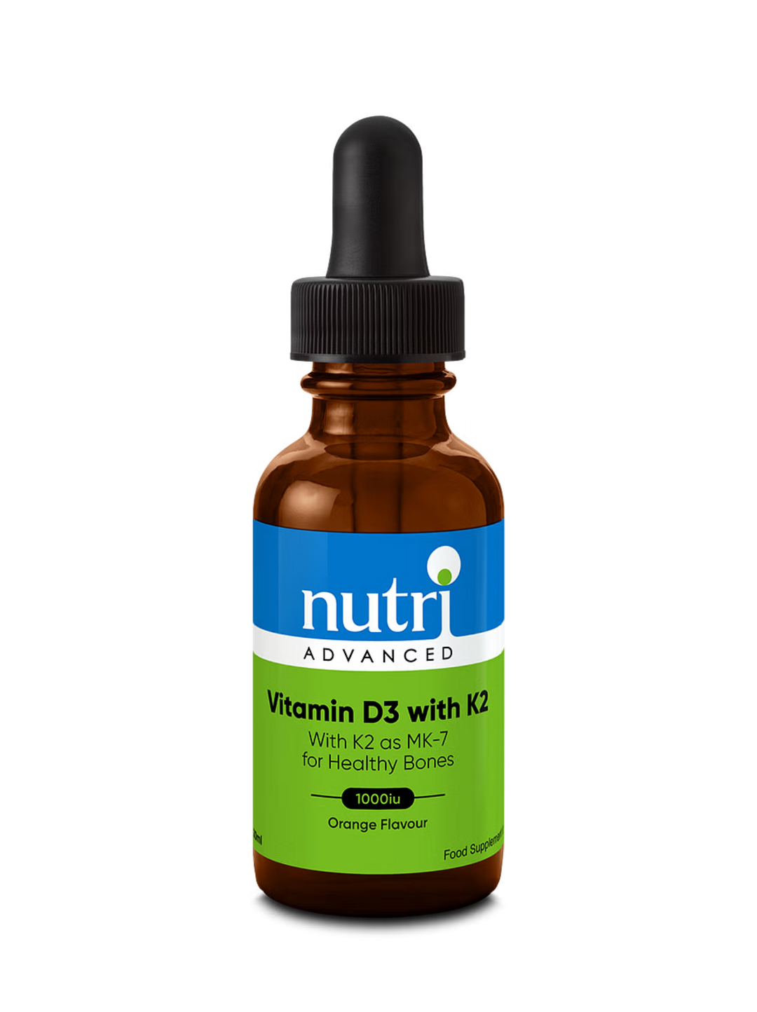 Nutri Advanced | Vitamin D3 with K2 Drops 1000iu – Levitas Retail