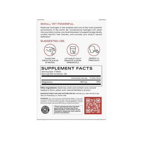 H2Tab | Molecular Hydrogen Raspberry